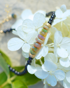 opal naramek gold filled boho sperky opal naramek gold filled boho sperky