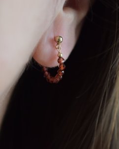 Propojení s granátky, náušnice