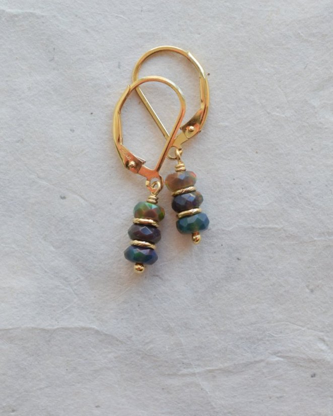 S etiopskými opály, náušnice