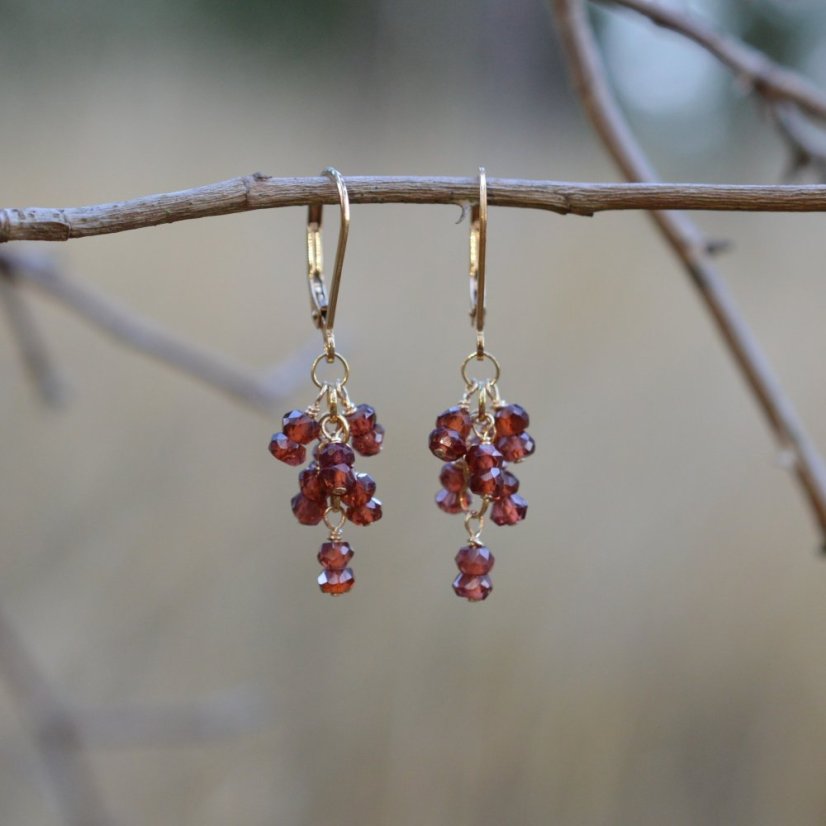 ceske autorske sperky granat