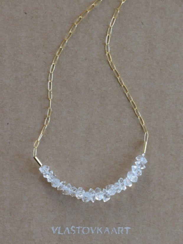 Hekimer diamond, prstýnek