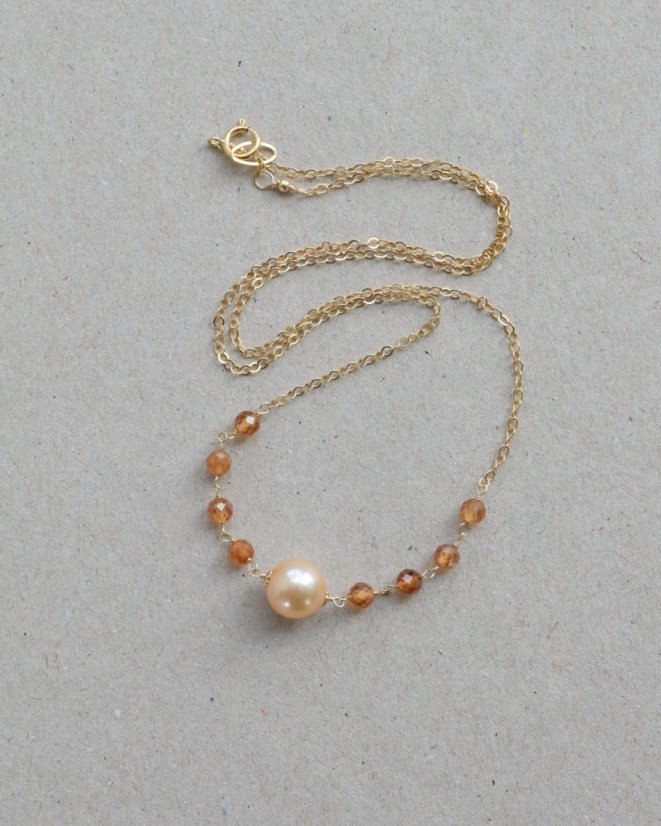 sperky gold filled hessonit