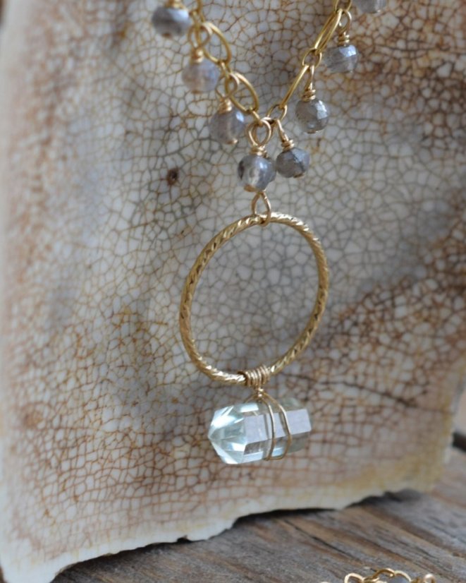 sperky zeleny ametyst