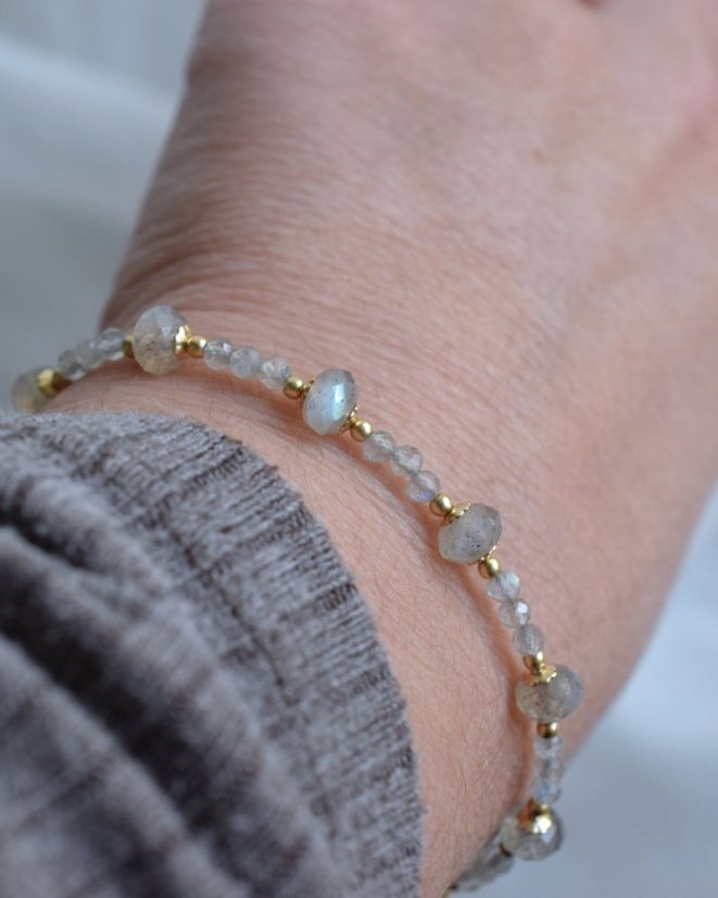 Labradoritový náramek