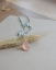 V elementu něhy...růžový chalcedon, larimar, tyrkys, náhrdelník